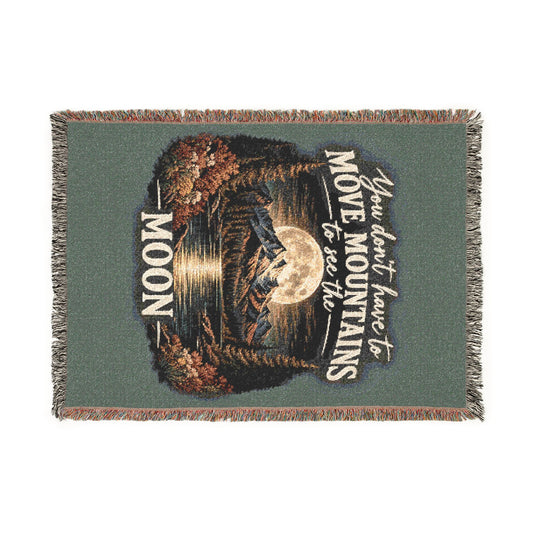 Mountains — Woven Blanket — Same Moon Sisters product photo
