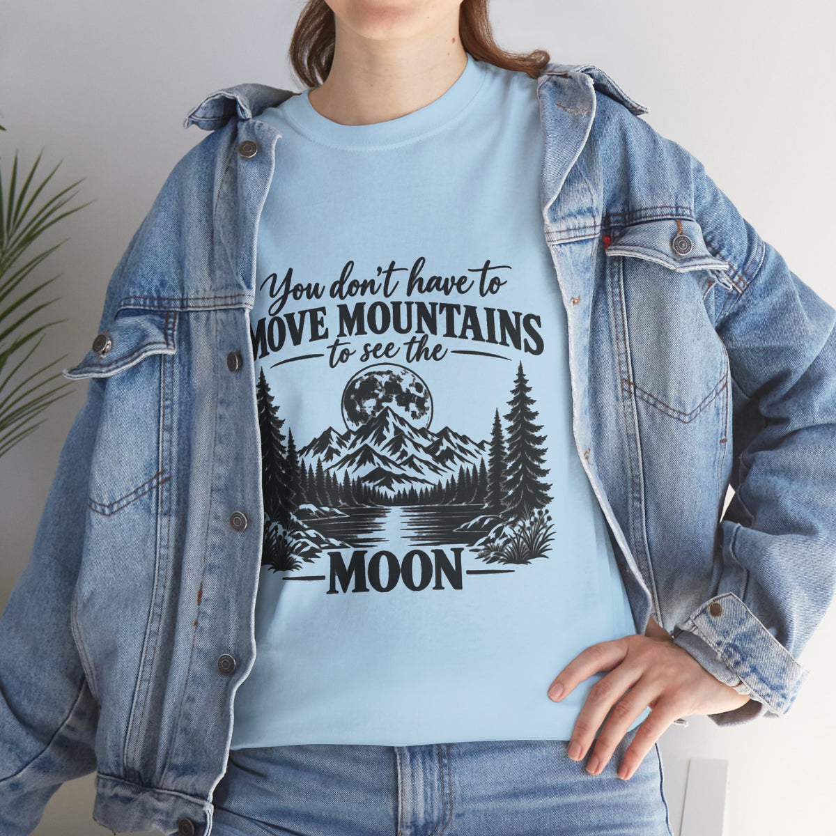 Move Mountains — Mountain Moon Graphic Tee — Same Moon Sisters product image