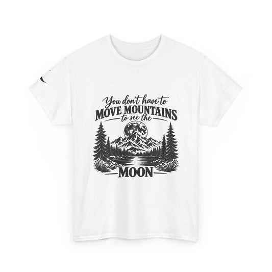 Move Mountains — Mountain Moon Graphic Tee — Same Moon Sisters product photo