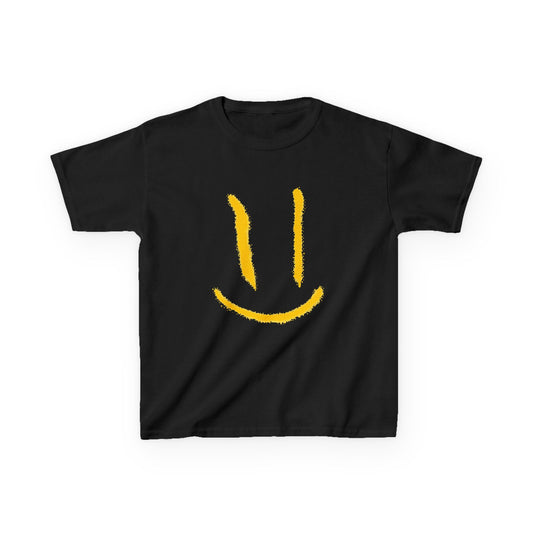 Kids' SMILE Graphic Tee — Taven — Same Moon Sisters product photo