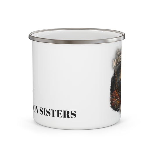 Mountains — Enamel Camping Mug — Same Moon Sisters product photo