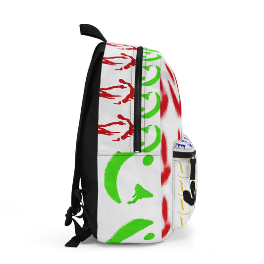 All Smiles — Graffiti Backpack — Same Moon Sisters product photo
