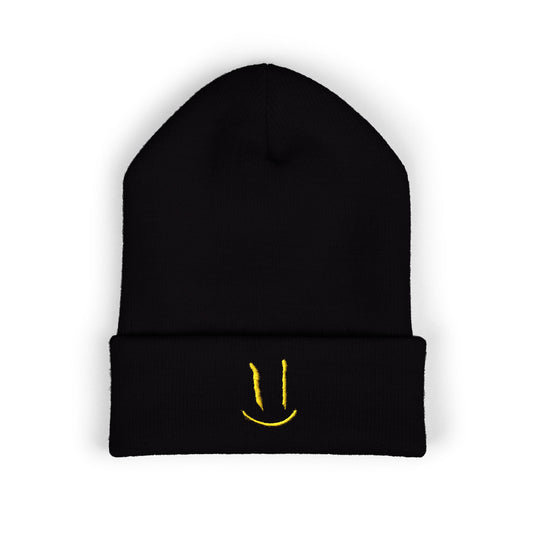 SMILE Cuffed Beanie — Taven — Same Moon Sisters product photo