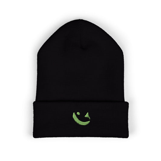 SMILE Cuffed Beanie — Kent — Same Moon Sisters product photo