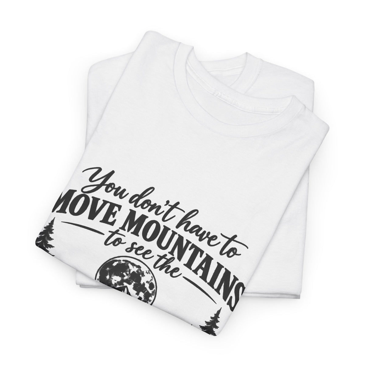 Move Mountains — Mountain Moon Graphic Tee — Same Moon Sisters product image