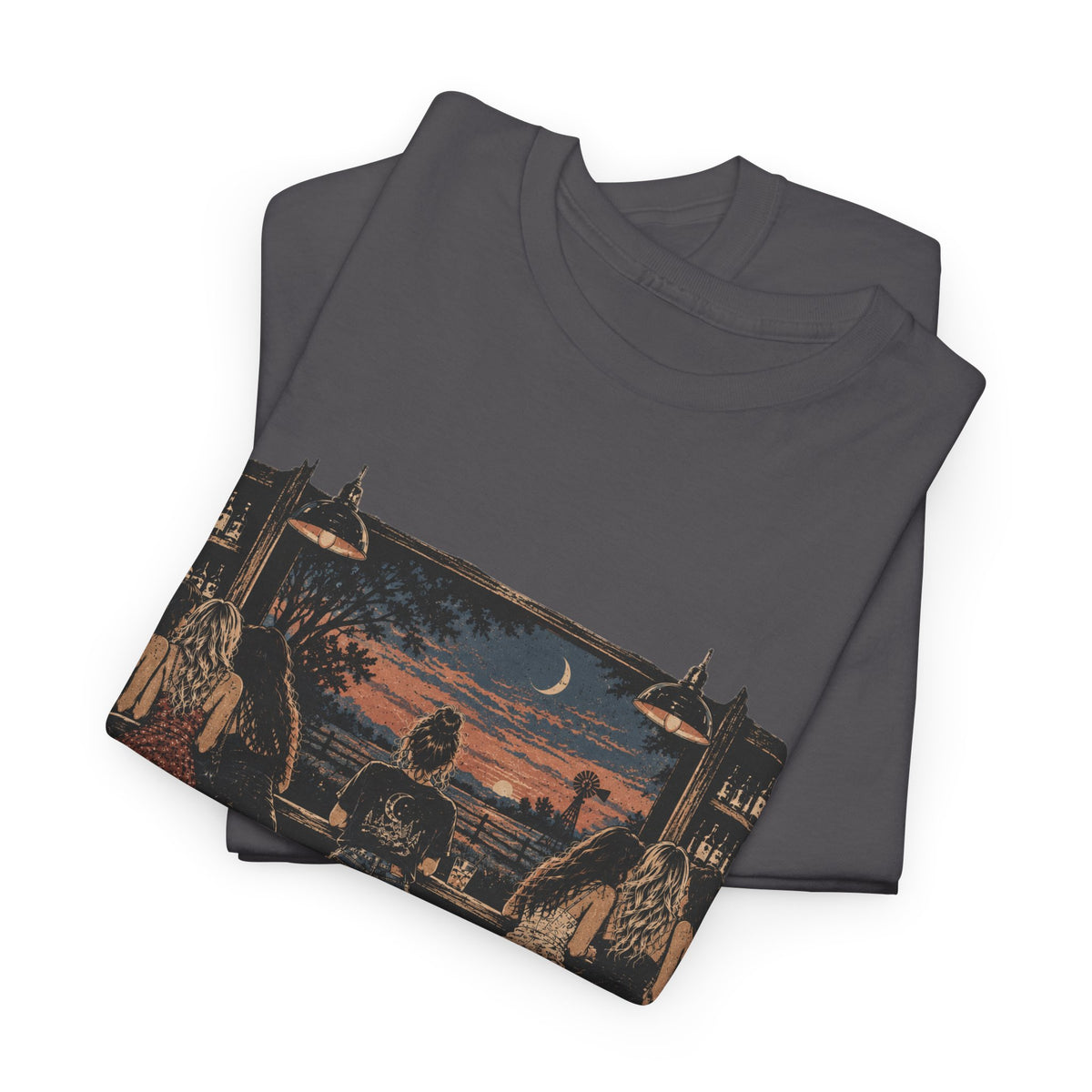 Not Lonely, Just Somewhere Else — Vintage Graphic Tee — Same Moon Sisters product image