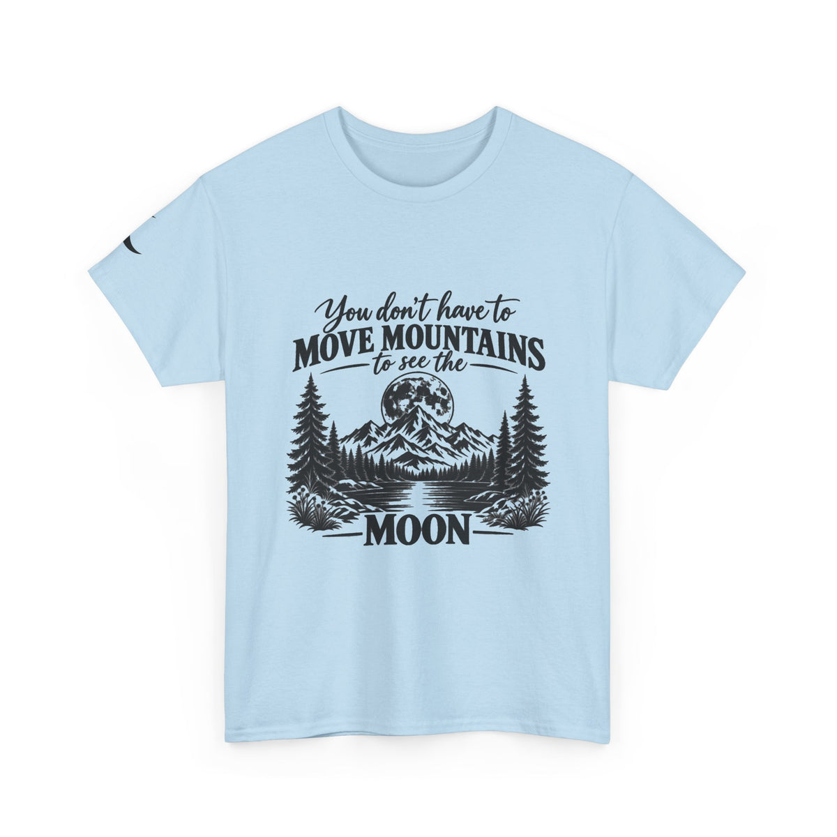 Move Mountains — Mountain Moon Graphic Tee — Same Moon Sisters product image