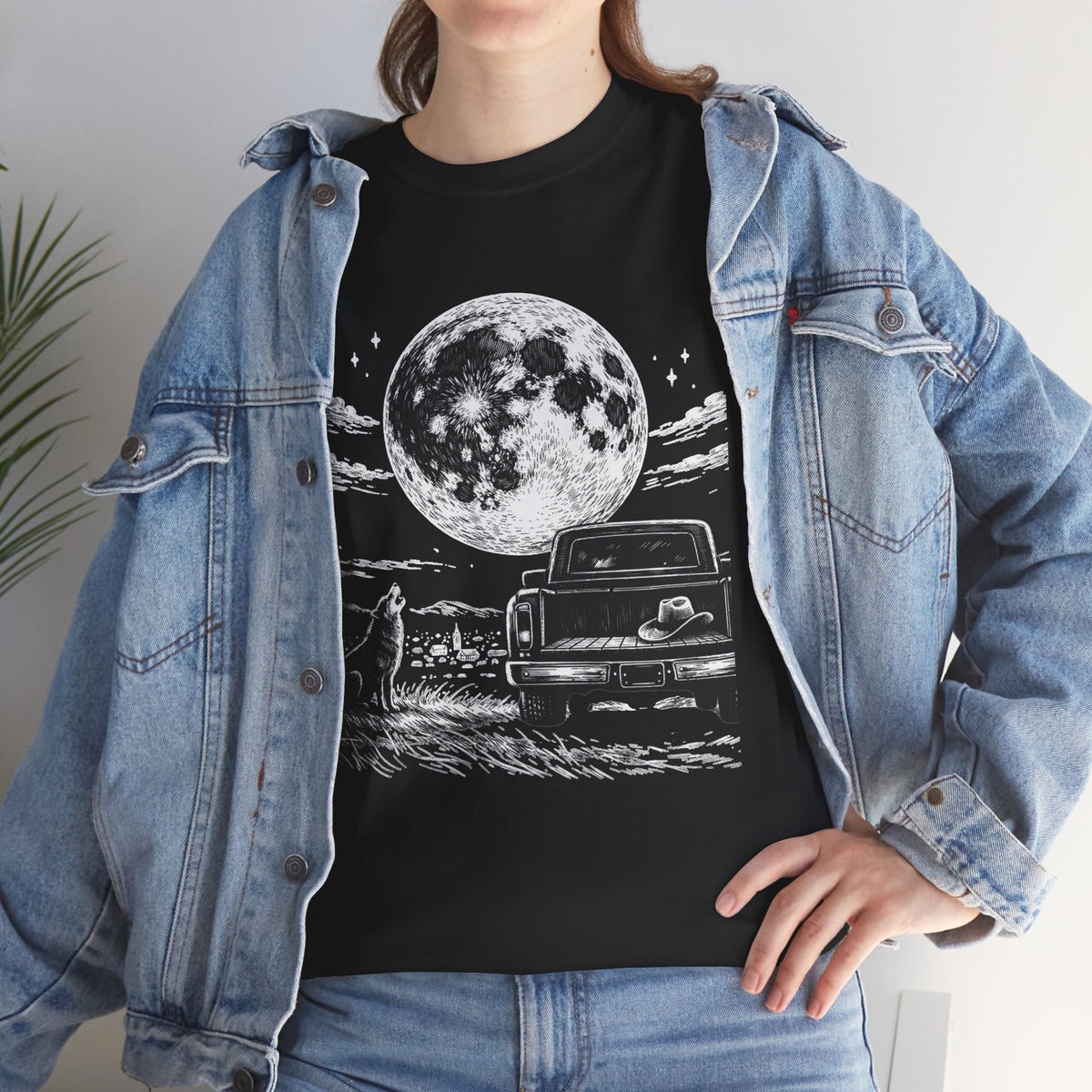 HOWL — Moonlit Graphic Tee — Same Moon Sisters product image