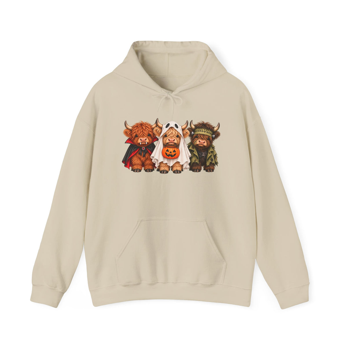 Spooky cow Hooded Sweatshirt