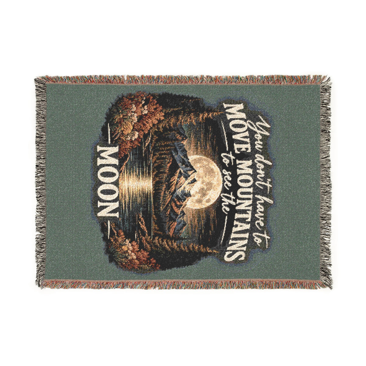 Mountains — Woven Blanket — Same Moon Sisters product photo