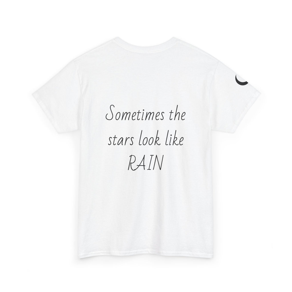 Raining Stars — Celestial Rain Graphic Tee — Same Moon Sisters product image