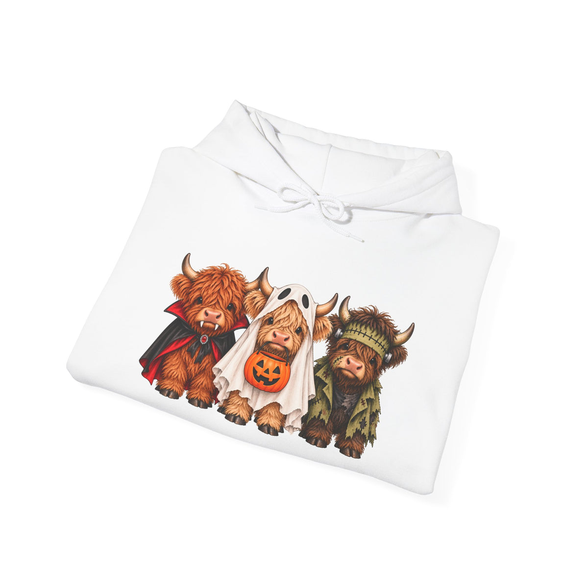 Spooky cow Hooded Sweatshirt