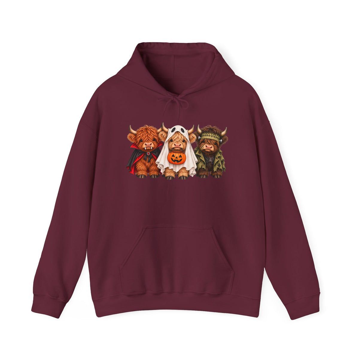 Spooky cow Hooded Sweatshirt