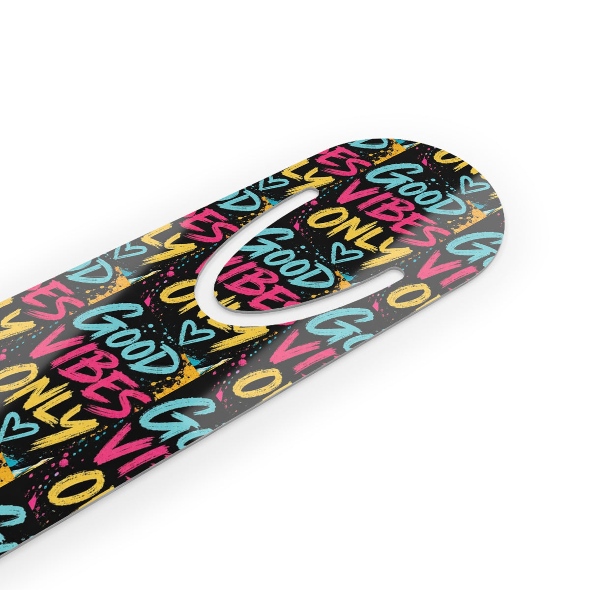 Good Vibes Only — Graffiti Metal Bookmark — Same Moon Sisters product image