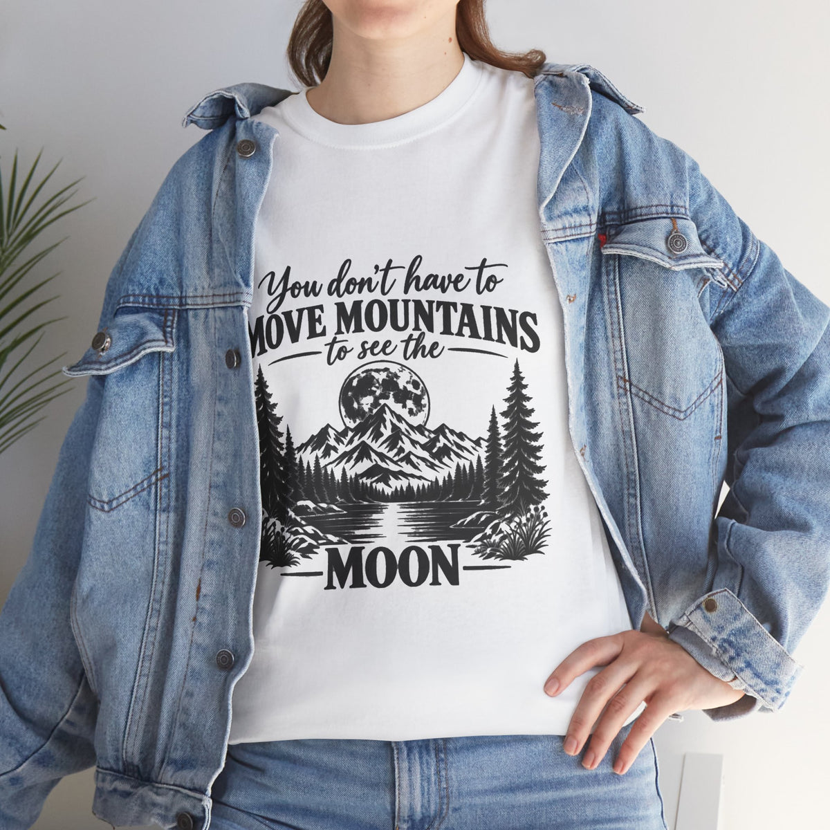Move Mountains — Mountain Moon Graphic Tee — Same Moon Sisters product image