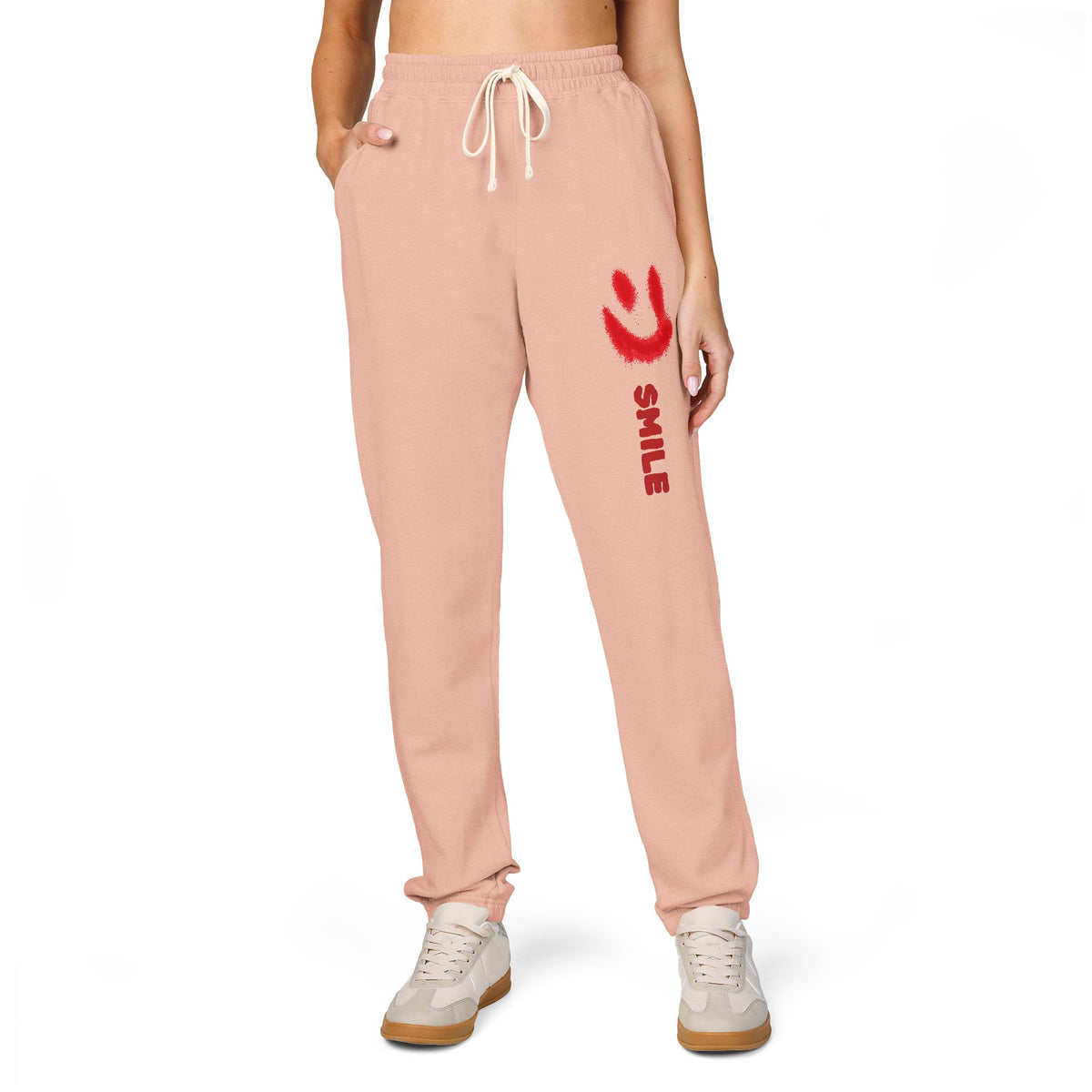 SMILE Graphic Sweatpants — Gracie — Same Moon Sisters product image
