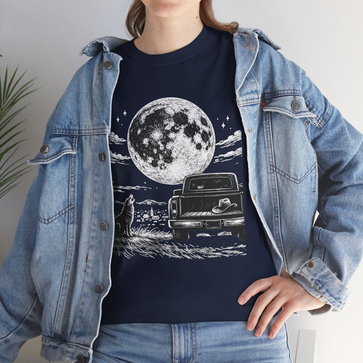 HOWL — Moonlit Graphic Tee — Same Moon Sisters product image