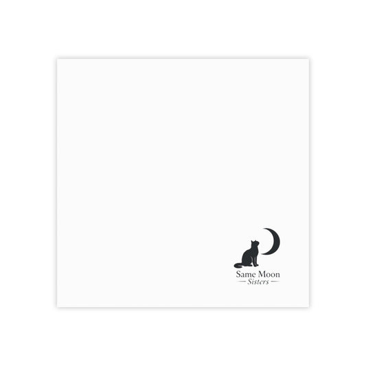 Same Moon Sisters — Cat & Moon Sticky Notes — Same Moon Sisters product image