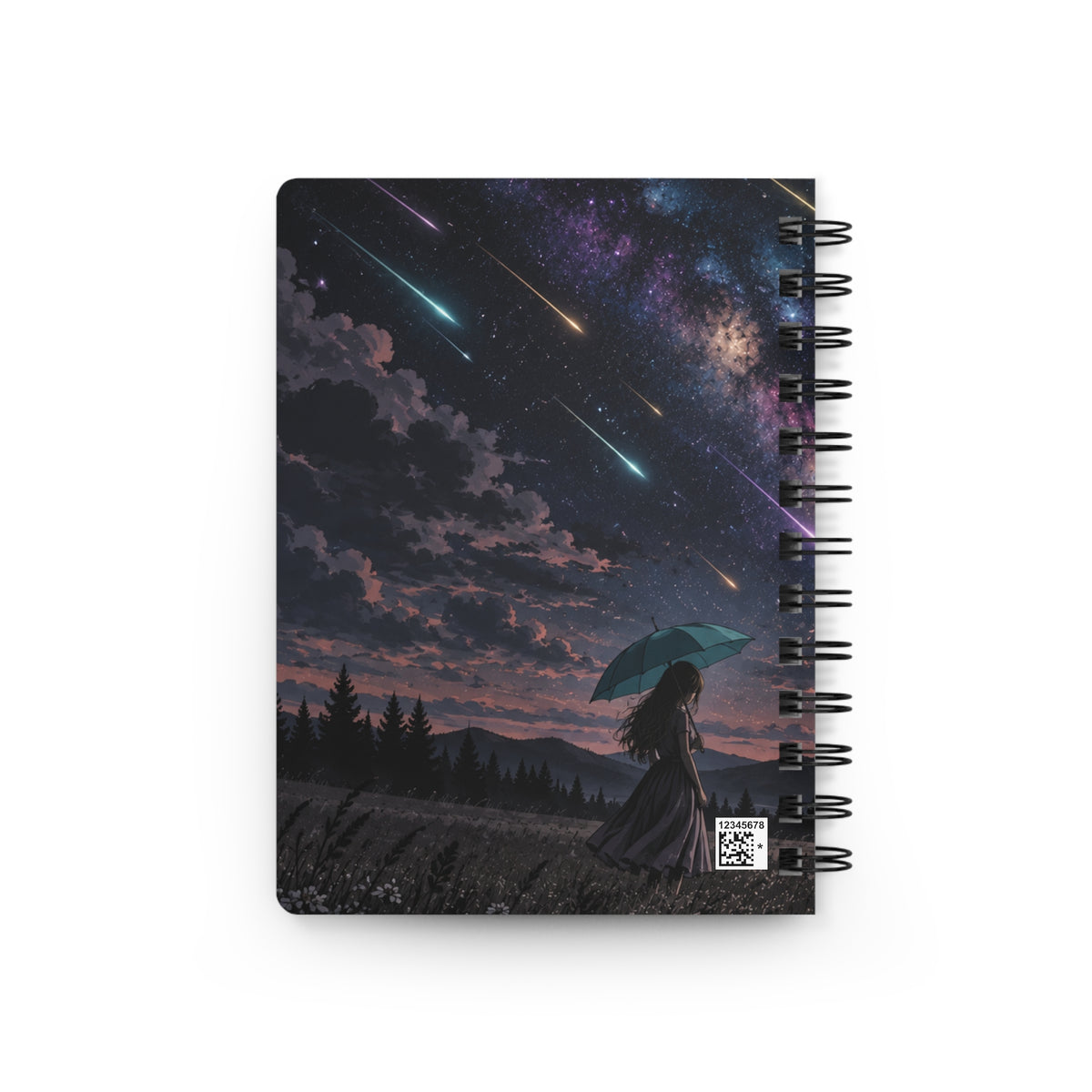 Raining Stars — Spiral Journal — Same Moon Sisters product photo