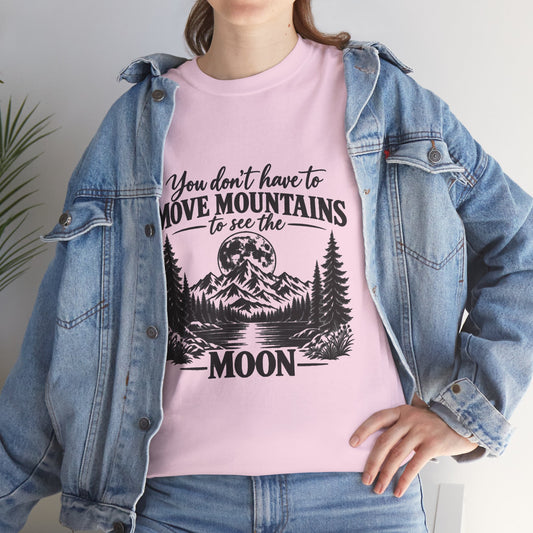 Move Mountains — Mountain Moon Graphic Tee — Same Moon Sisters product image