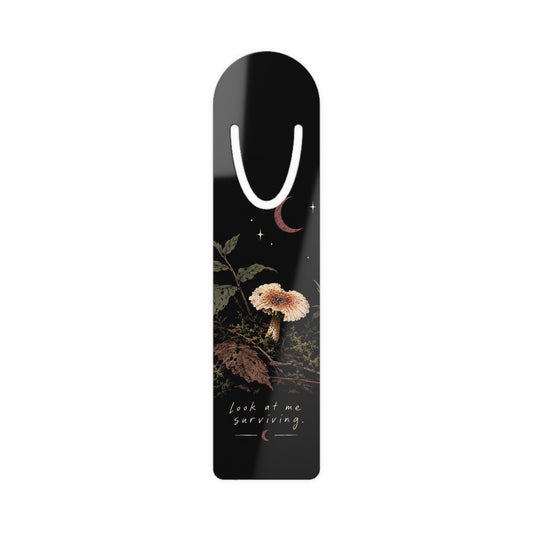 Look at Me Surviving — Mushroom Moon Bookmark — Same Moon Sisters product image