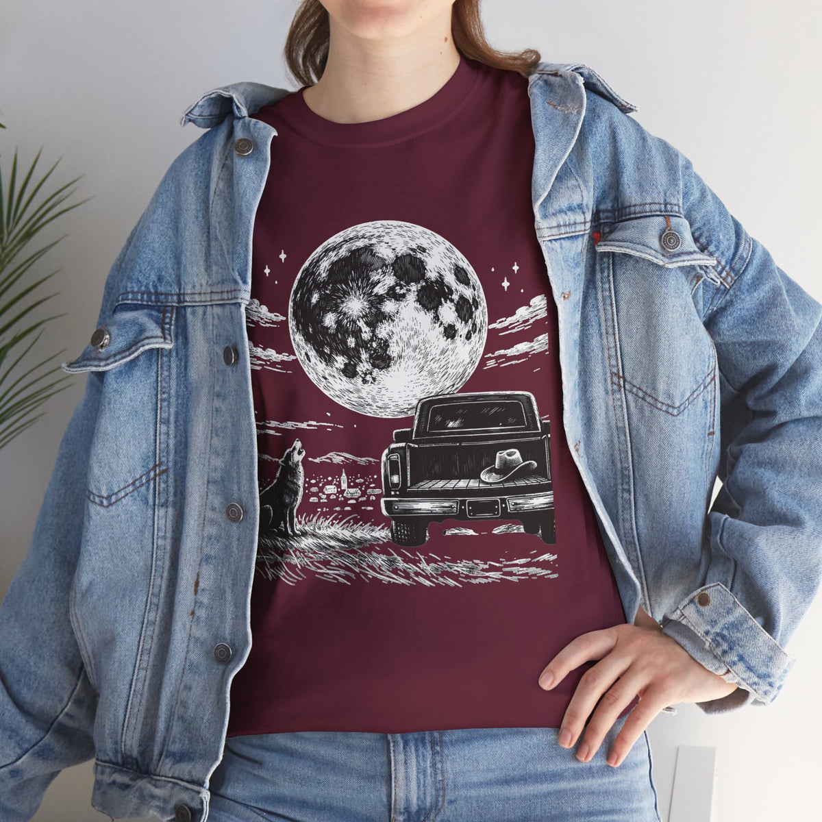 HOWL — Moonlit Graphic Tee — Same Moon Sisters product image