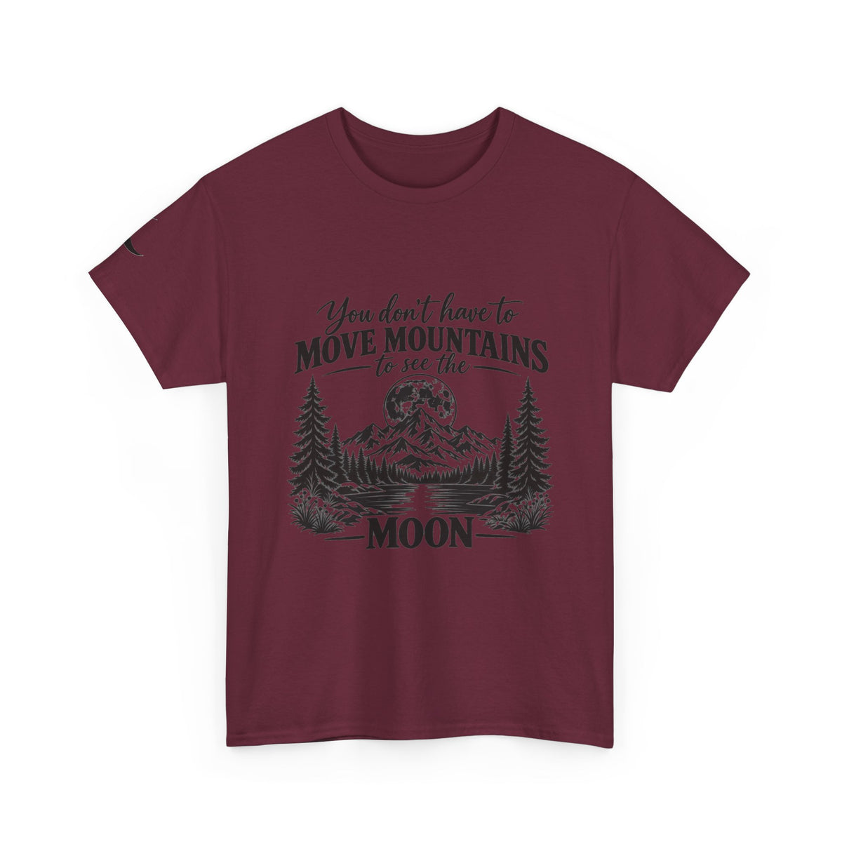Move Mountains — Mountain Moon Graphic Tee — Same Moon Sisters product image