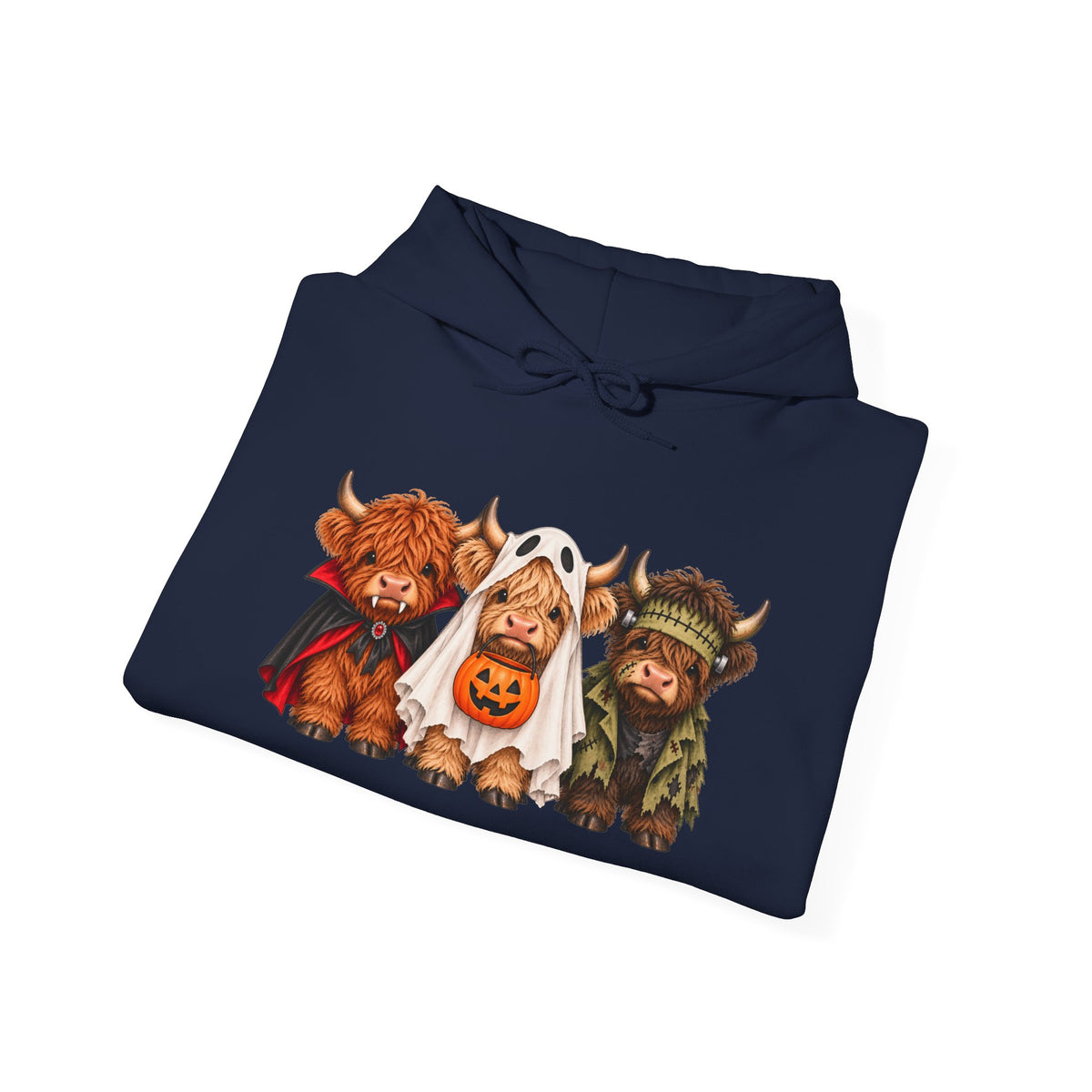 Spooky cow Hooded Sweatshirt
