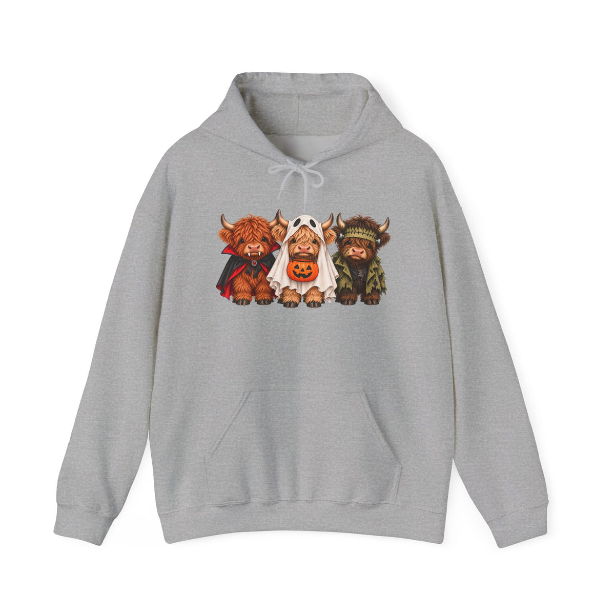Spooky cow Hooded Sweatshirt