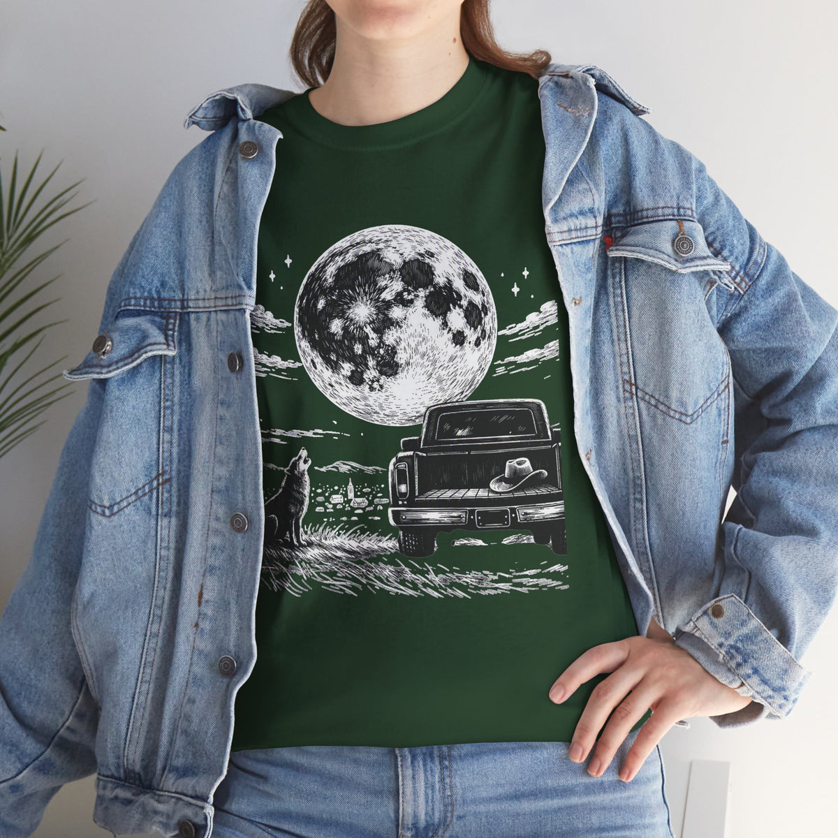 HOWL — Moonlit Graphic Tee — Same Moon Sisters product image