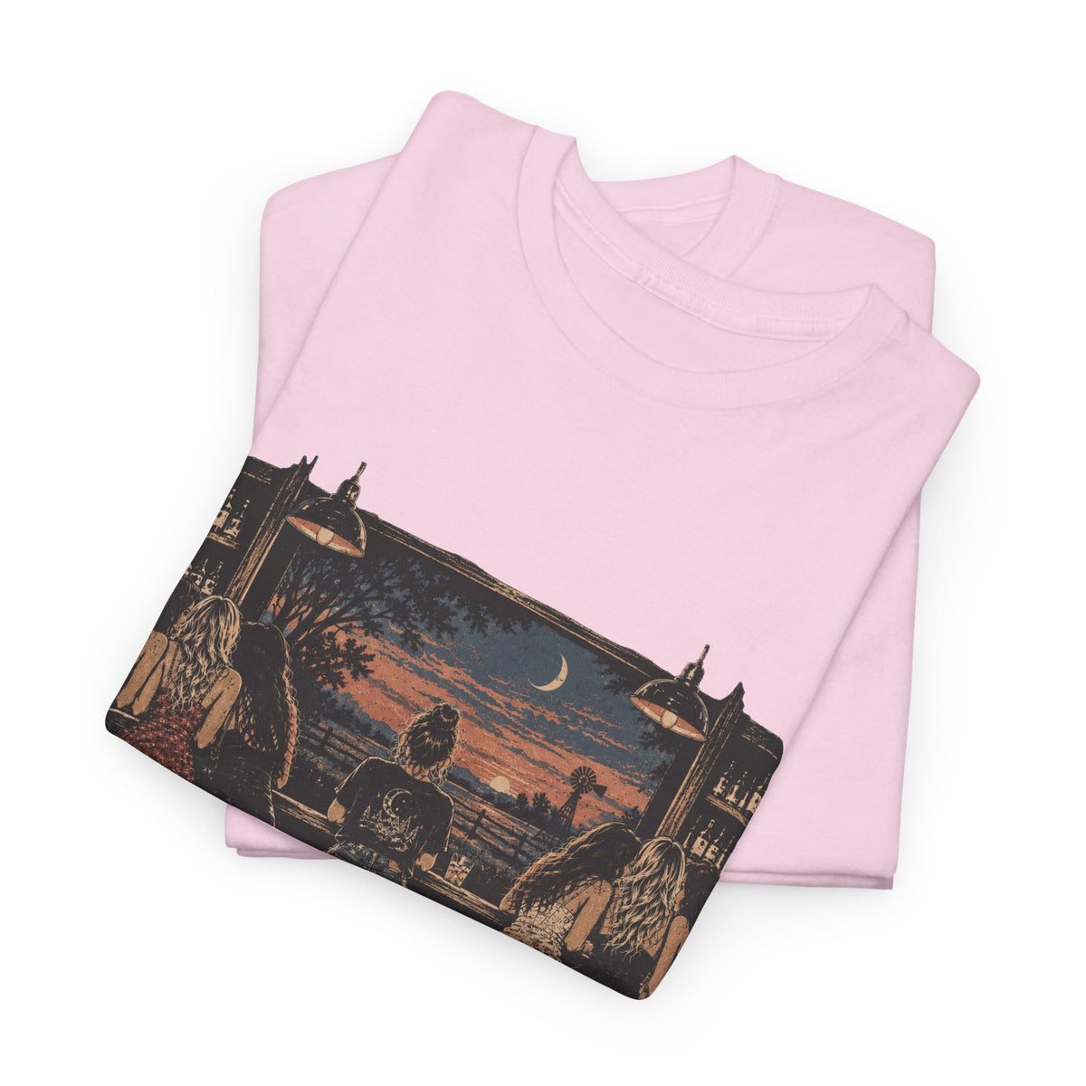 Not Lonely, Just Somewhere Else — Vintage Graphic Tee — Same Moon Sisters product image