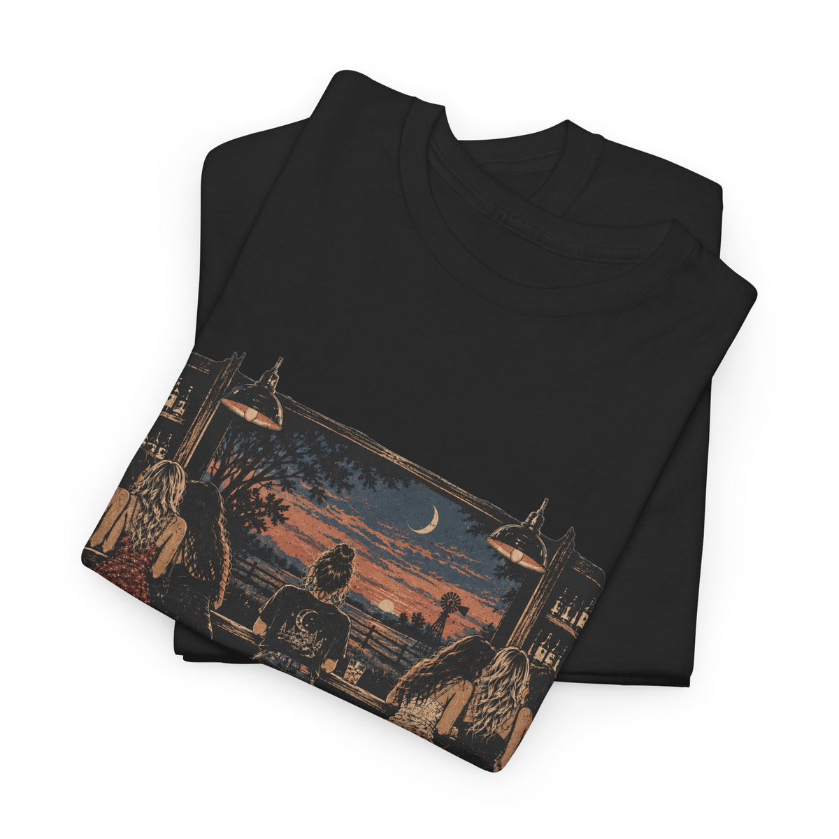 Not Lonely, Just Somewhere Else — Vintage Graphic Tee — Same Moon Sisters product image