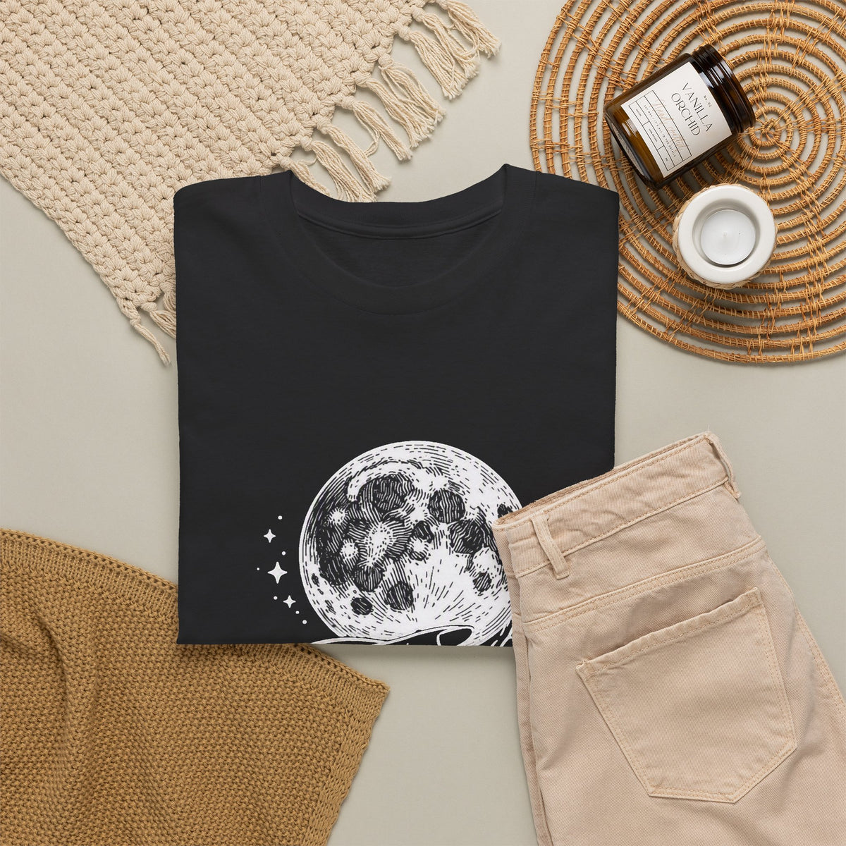 Moon in Hand Graphic Tee — Same Moon Sisters product image