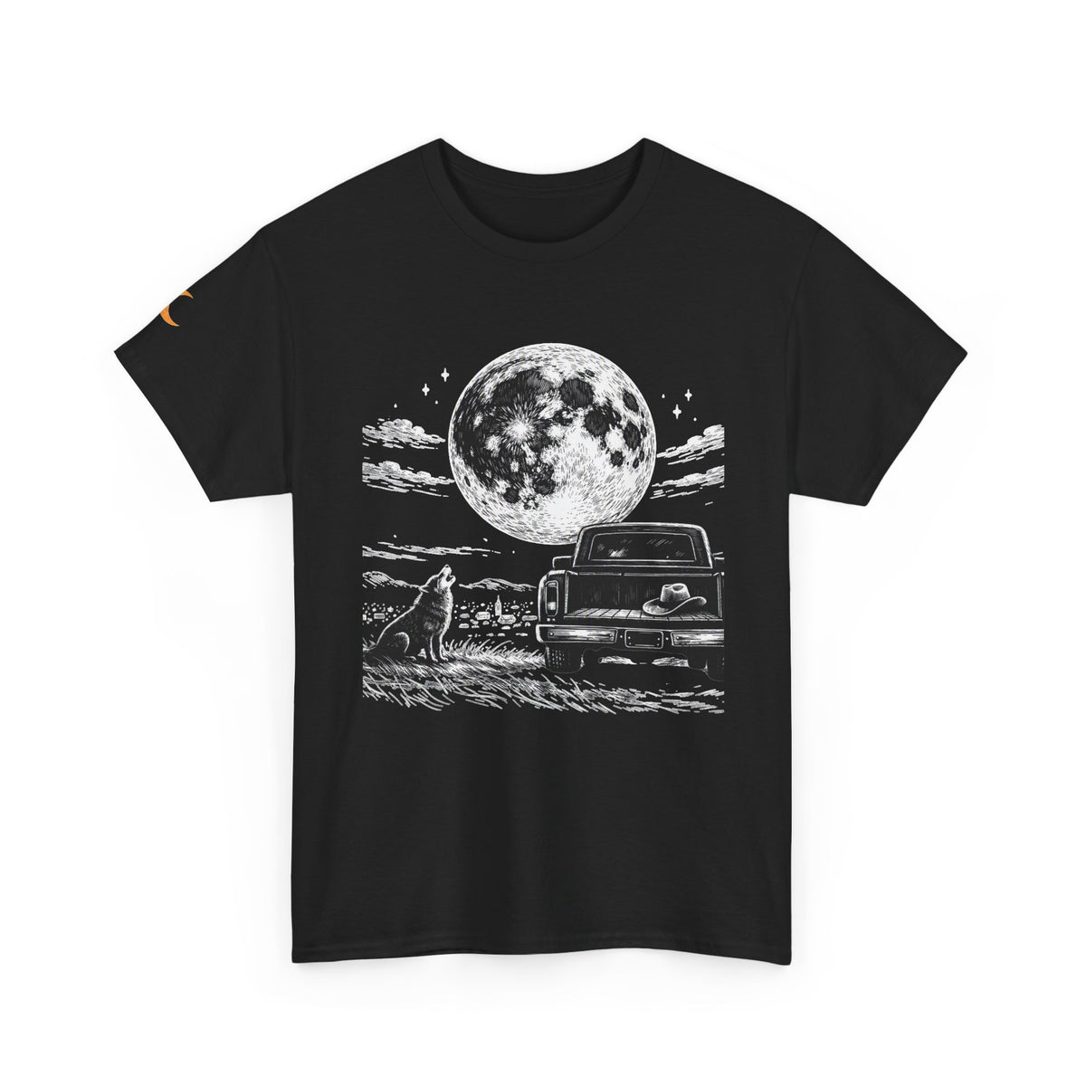 HOWL — Moonlit Graphic Tee — Same Moon Sisters product photo
