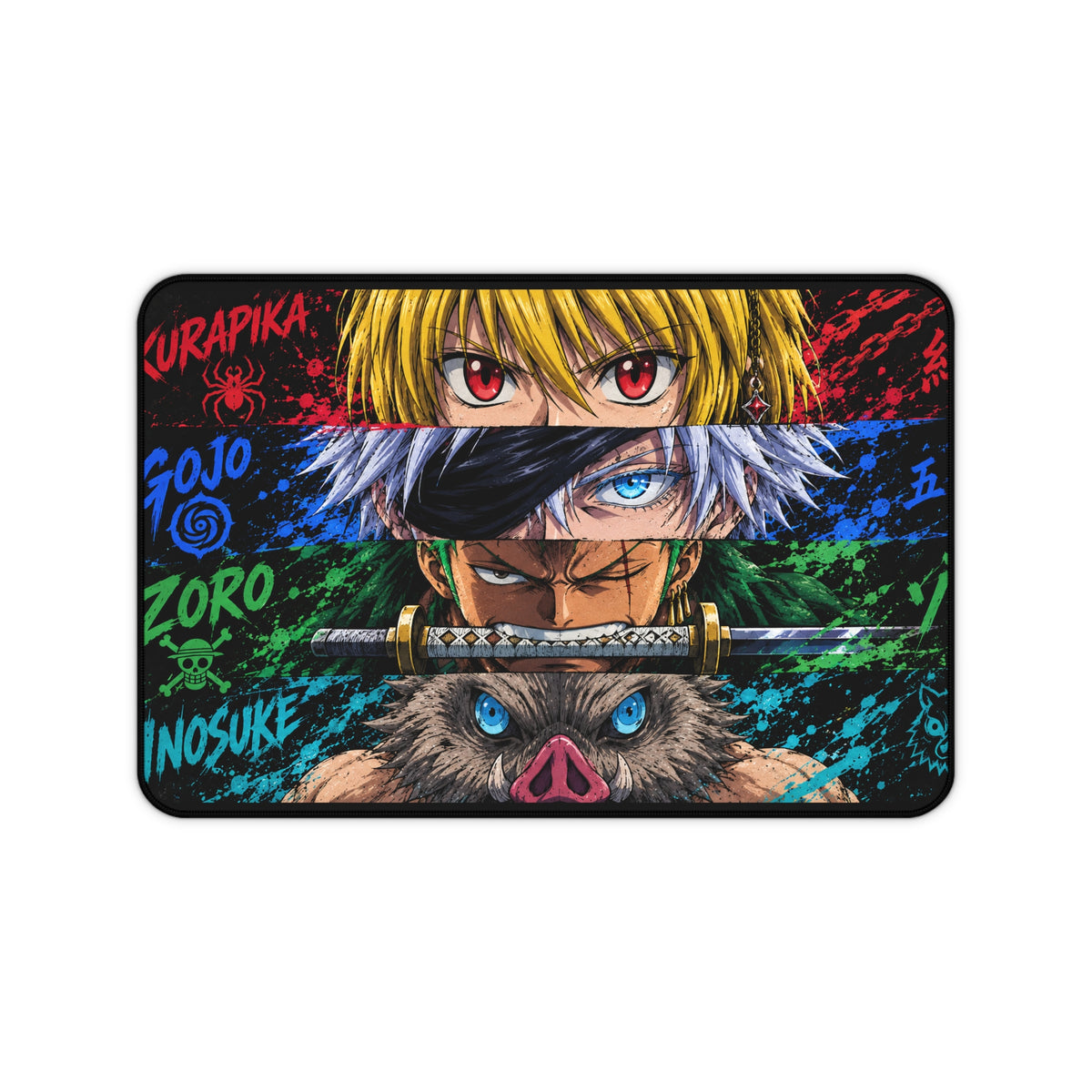 Anime Art — Neoprene Desk Mat — Same Moon Sisters product image