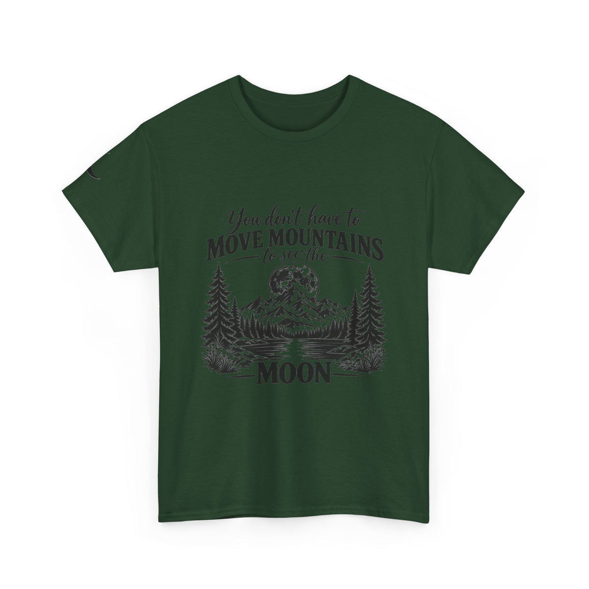 Move Mountains — Mountain Moon Graphic Tee — Same Moon Sisters product image