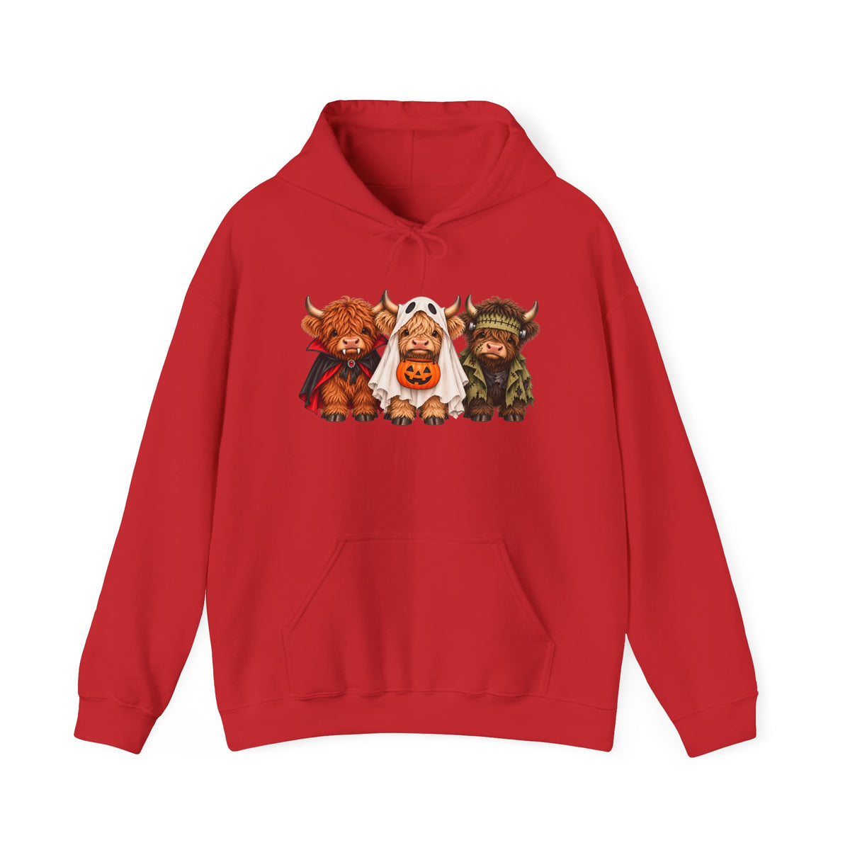Spooky cow Hooded Sweatshirt