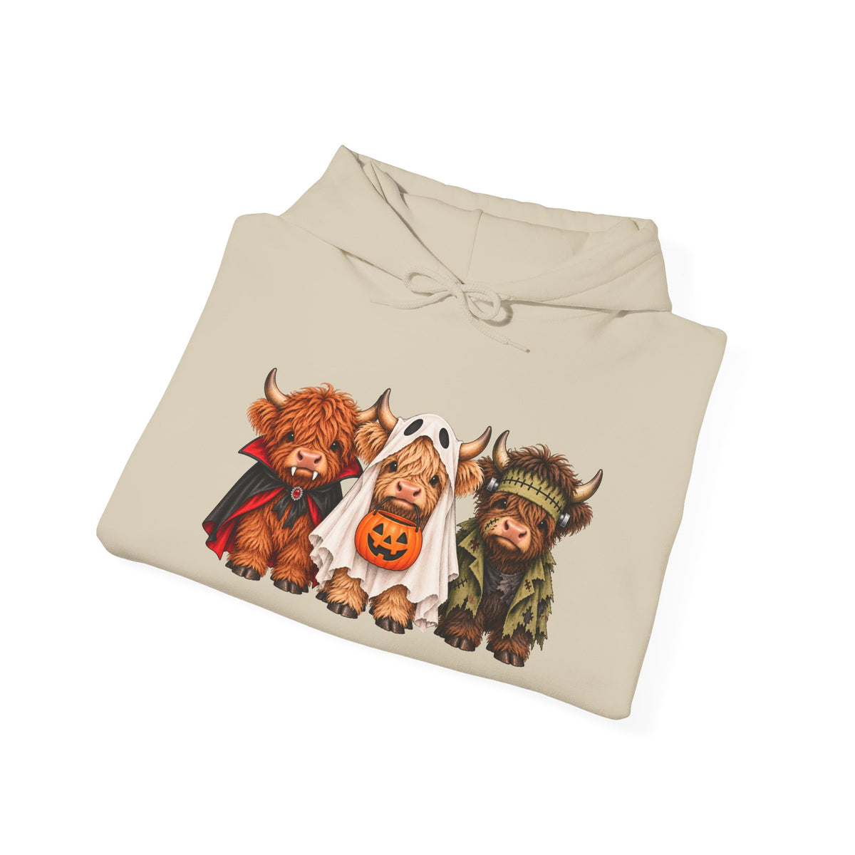 Spooky cow Hooded Sweatshirt