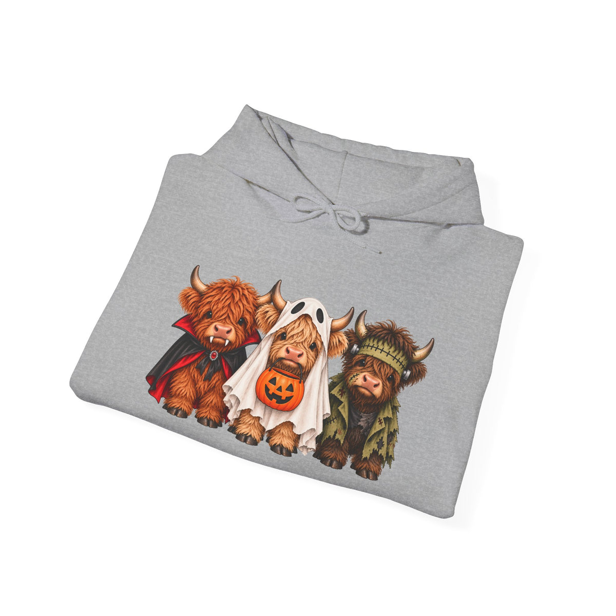 Spooky cow Hooded Sweatshirt