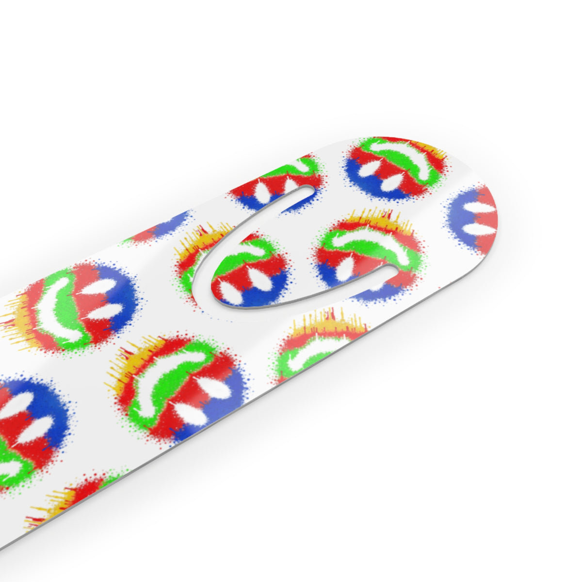 All Smiles — Colorful Metal Bookmark — Same Moon Sisters product image