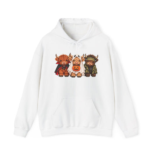 Spooky cow Hooded Sweatshirt