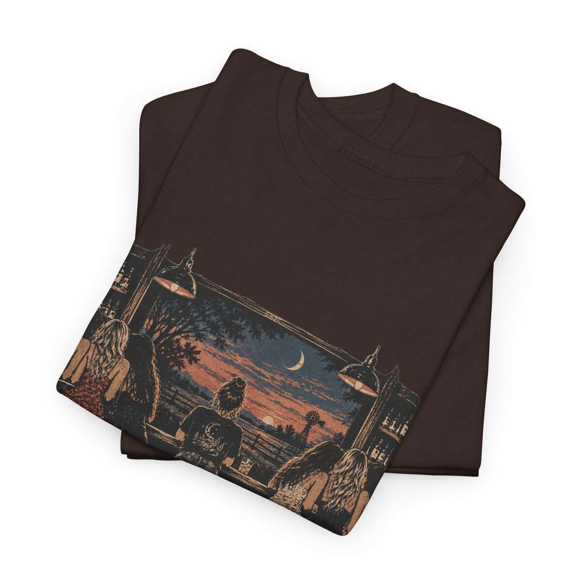 Not Lonely, Just Somewhere Else — Vintage Graphic Tee — Same Moon Sisters product image