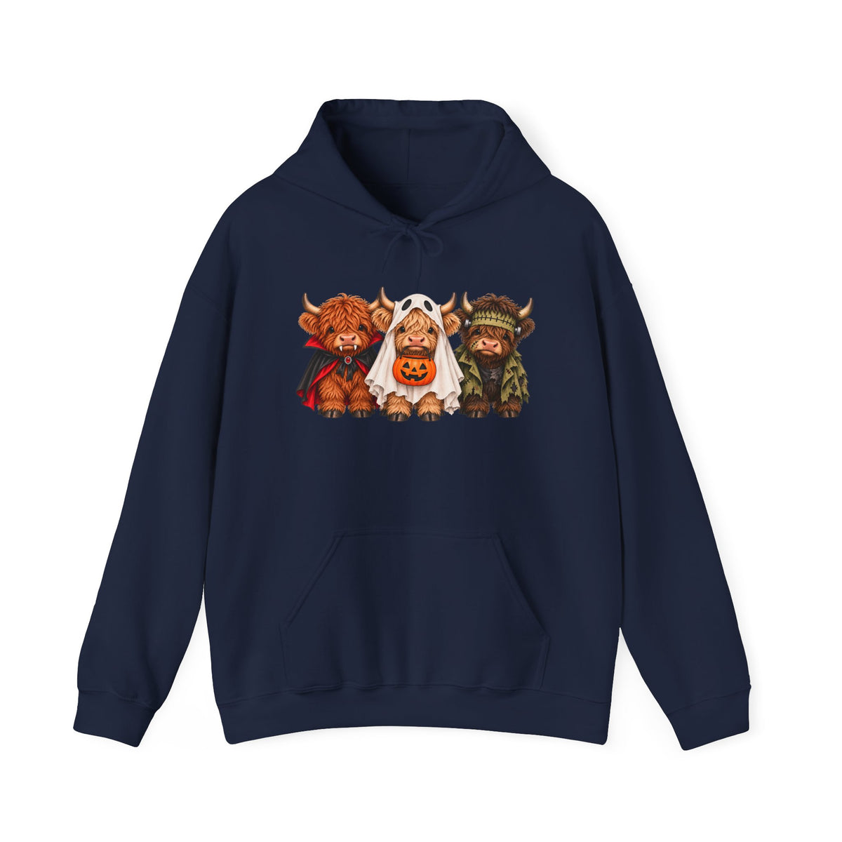 Spooky cow Hooded Sweatshirt