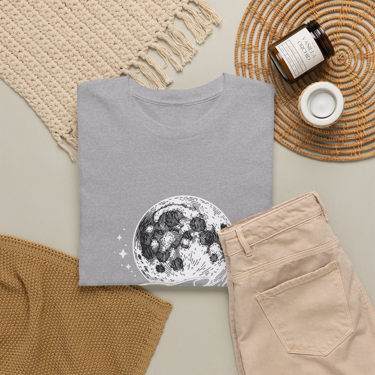 Moon in Hand Graphic Tee — Same Moon Sisters product image