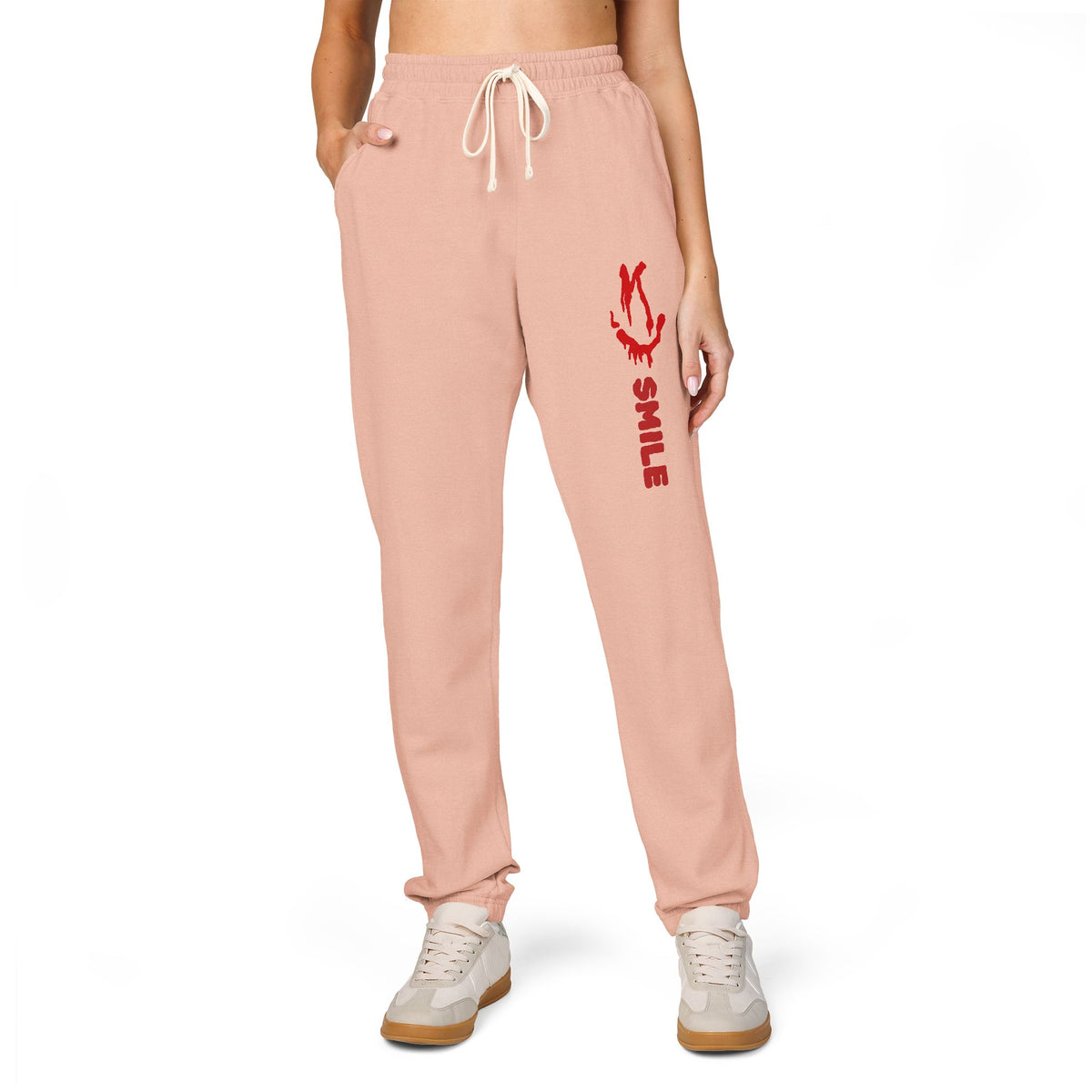 SMILE Graphic Sweatpants — Ginny — Same Moon Sisters product image