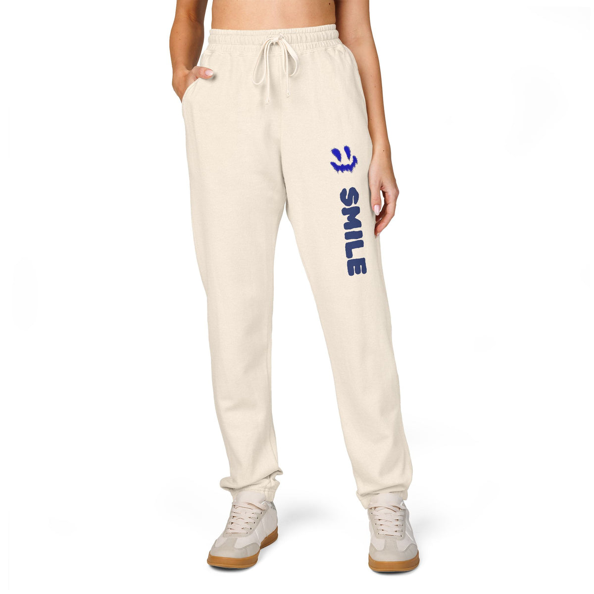 SMILE Graphic Sweatpants — Scout — Same Moon Sisters product image