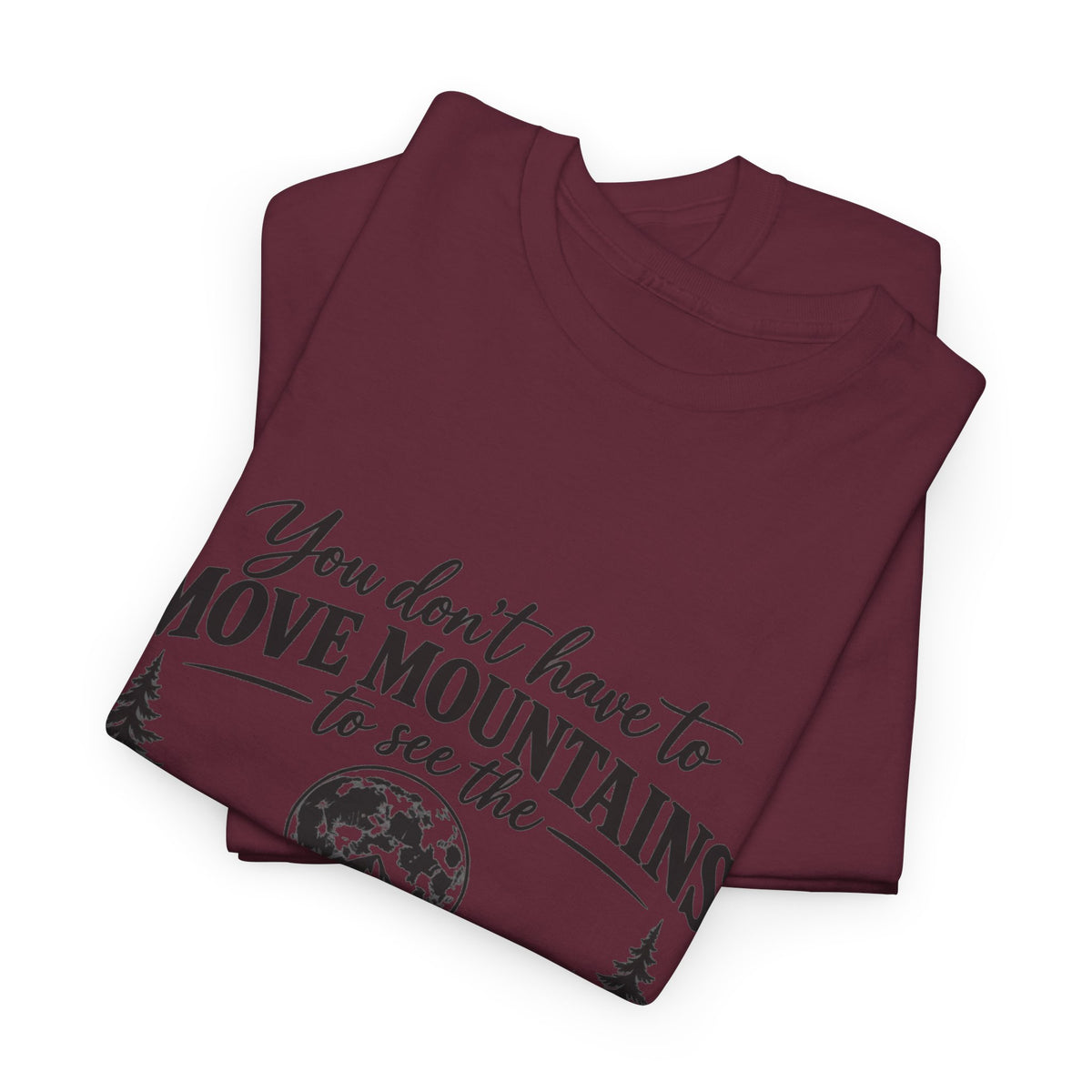 Move Mountains — Mountain Moon Graphic Tee — Same Moon Sisters product image