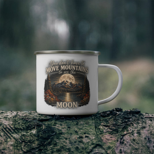Mountains — Enamel Camping Mug — Same Moon Sisters product image