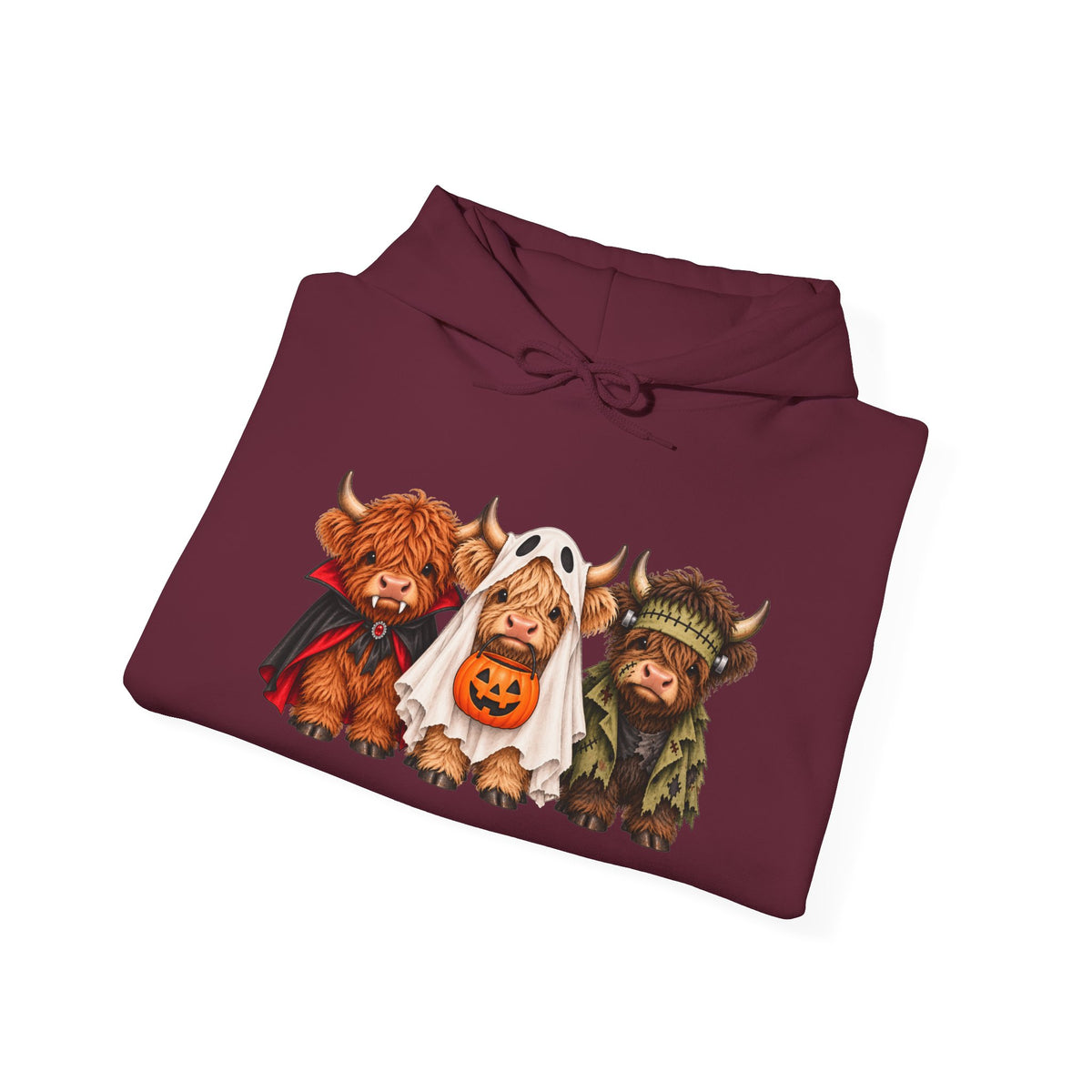 Spooky cow Hooded Sweatshirt
