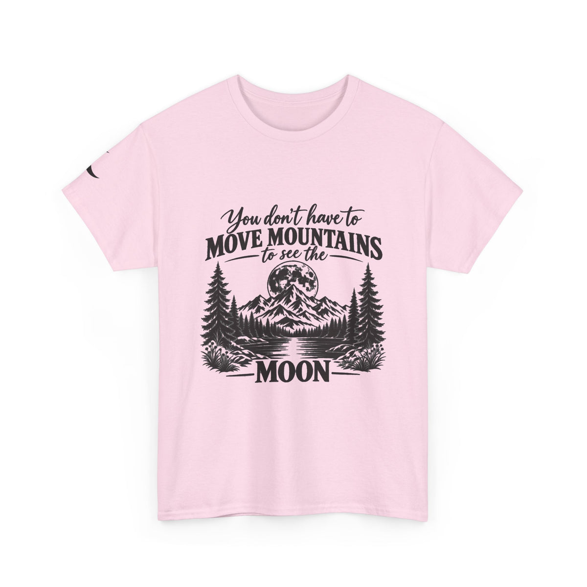 Move Mountains — Mountain Moon Graphic Tee — Same Moon Sisters product image